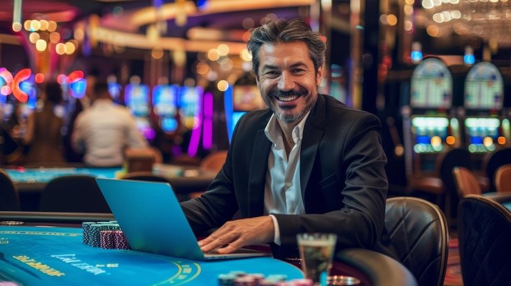Meja Ceme Online di hsc bet dengan dealer langsung dan pemain di layar